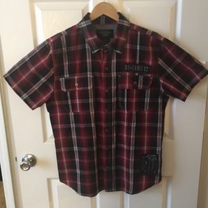 Harley Davidson short sleeve button up